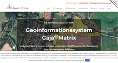 Desktop Screenshot of gingko.de
